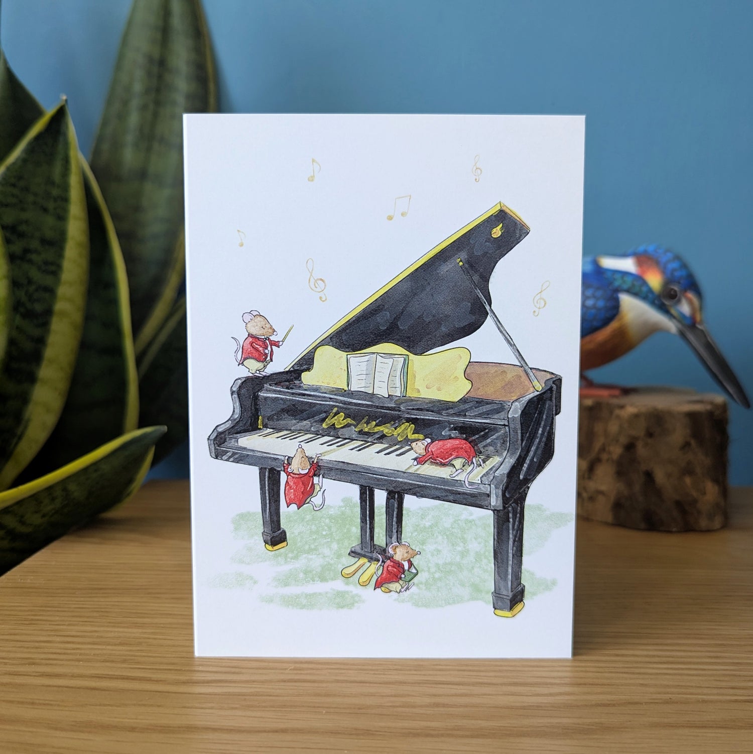 "Mouse-ical Moments" - Mouse Piano Card