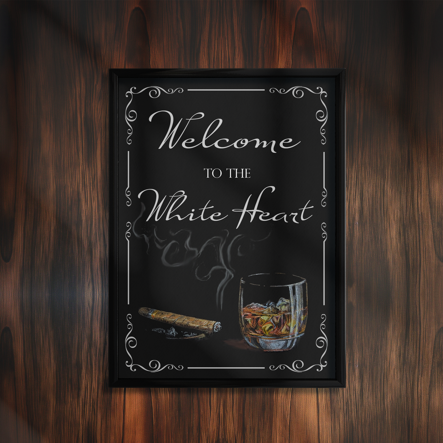 Personalised Pub Welcome Sign