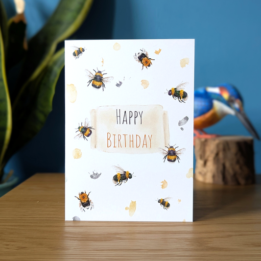 bumblebee birthday card