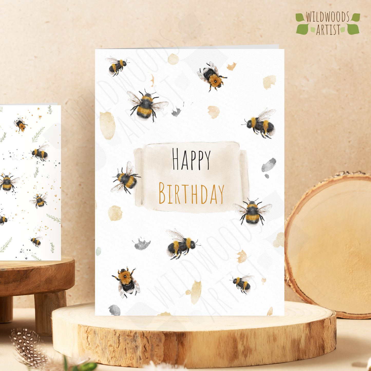 Bumblebee Birthday Card