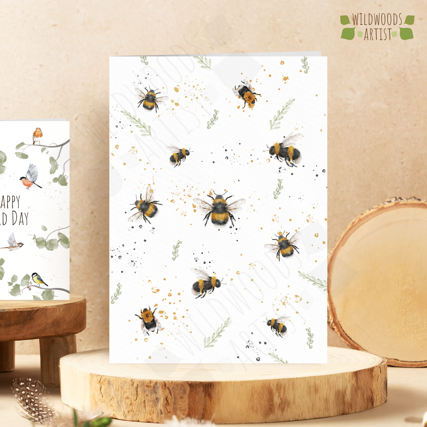 blank Bumble Bee Card